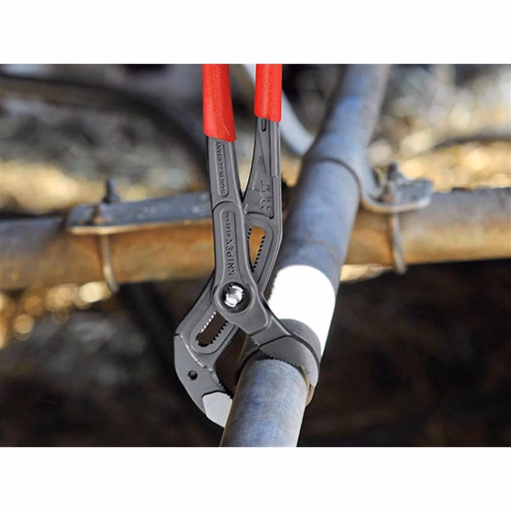 Knipex Cobra High-tech Water Pump Pliers in Red and Multicolour Chrome Vanadium – 2