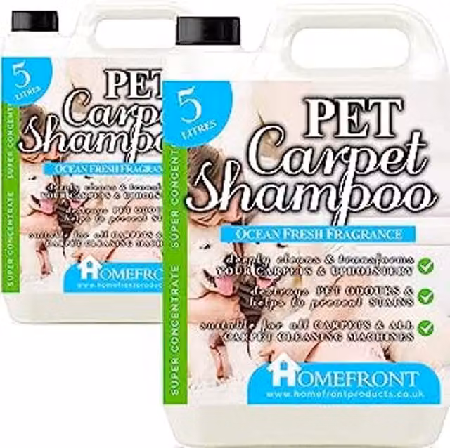 Homefront Pet Carpet Shampoo in Blue and White, 10kg
