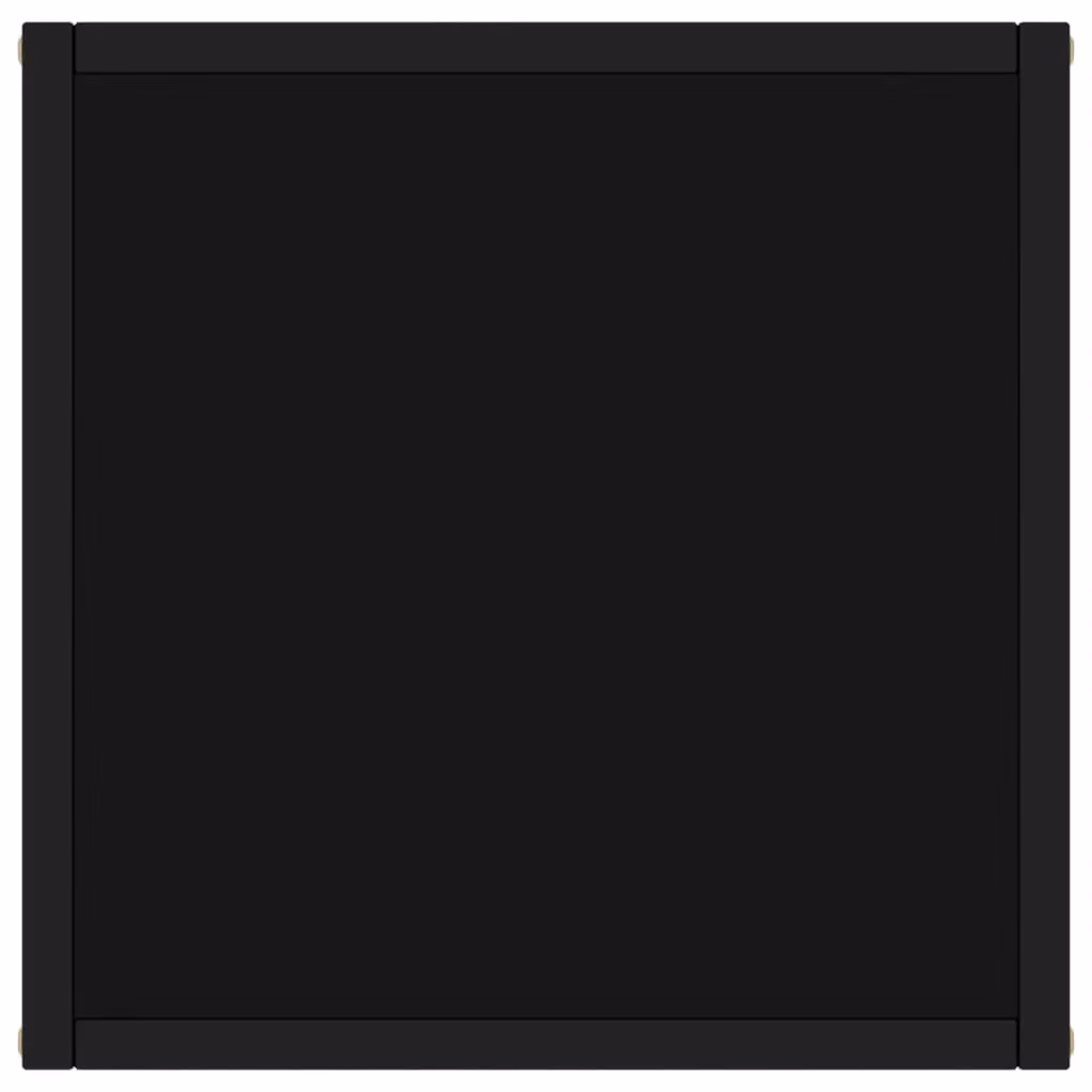 Berkfield Home Modern Black Glass Coffee Table, W/D/H: 40 x 40 x 50 cm – 3