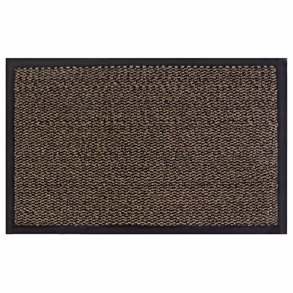 JVL Commodore Vinyl Backed Barrier Doormat, Brown, W: 40 cm, D: 60 cm – 2