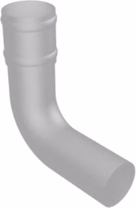 ARP Cast Aluminium Round Downpipe Bend, 92.5 Degree, 76mm, Grey