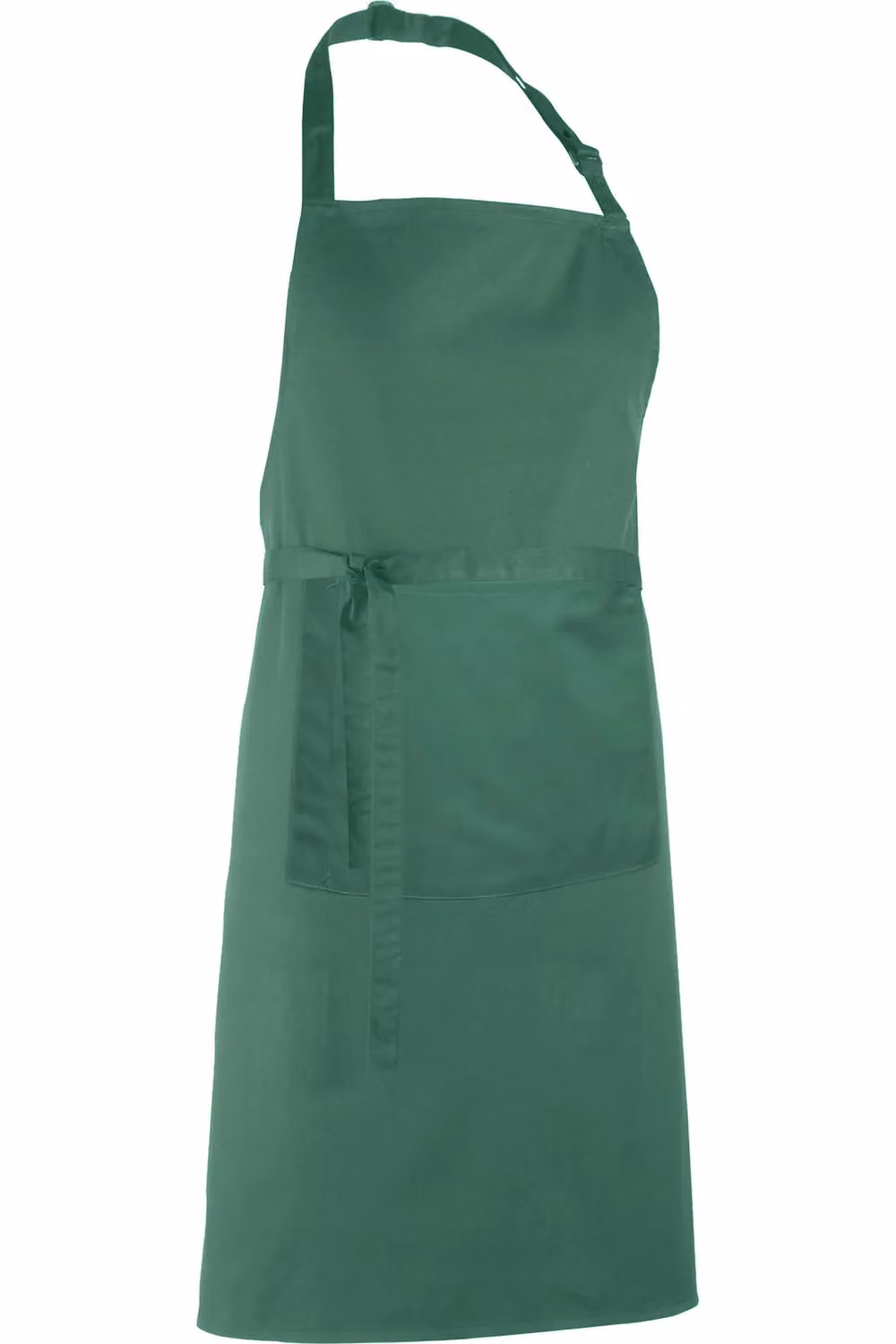 Premier Women's Bip Apron with Pocket in Emerald Green, Pack of 2 – 2