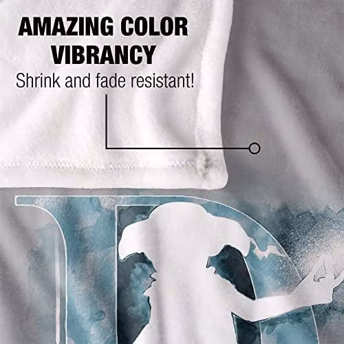 LOGOVISION Harry Potter Dobby Watercolor Soft Fleece Blanket, Multicolour and White, W/D/H: 152 x 127 cm – 2