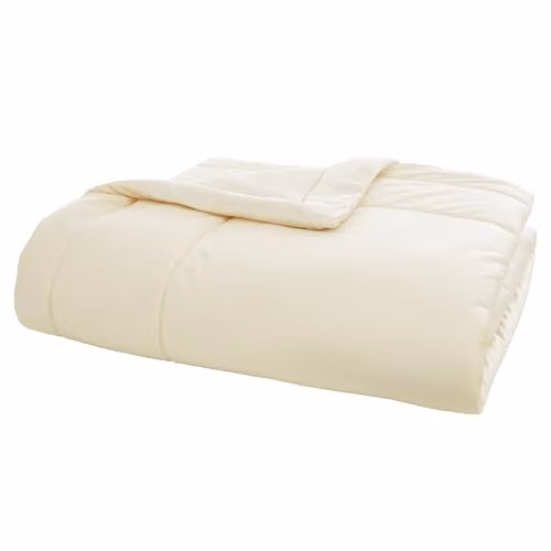 Appletree Harlan Quilted Velvet Bedspread, Cream, 235 x 235 cm – 2