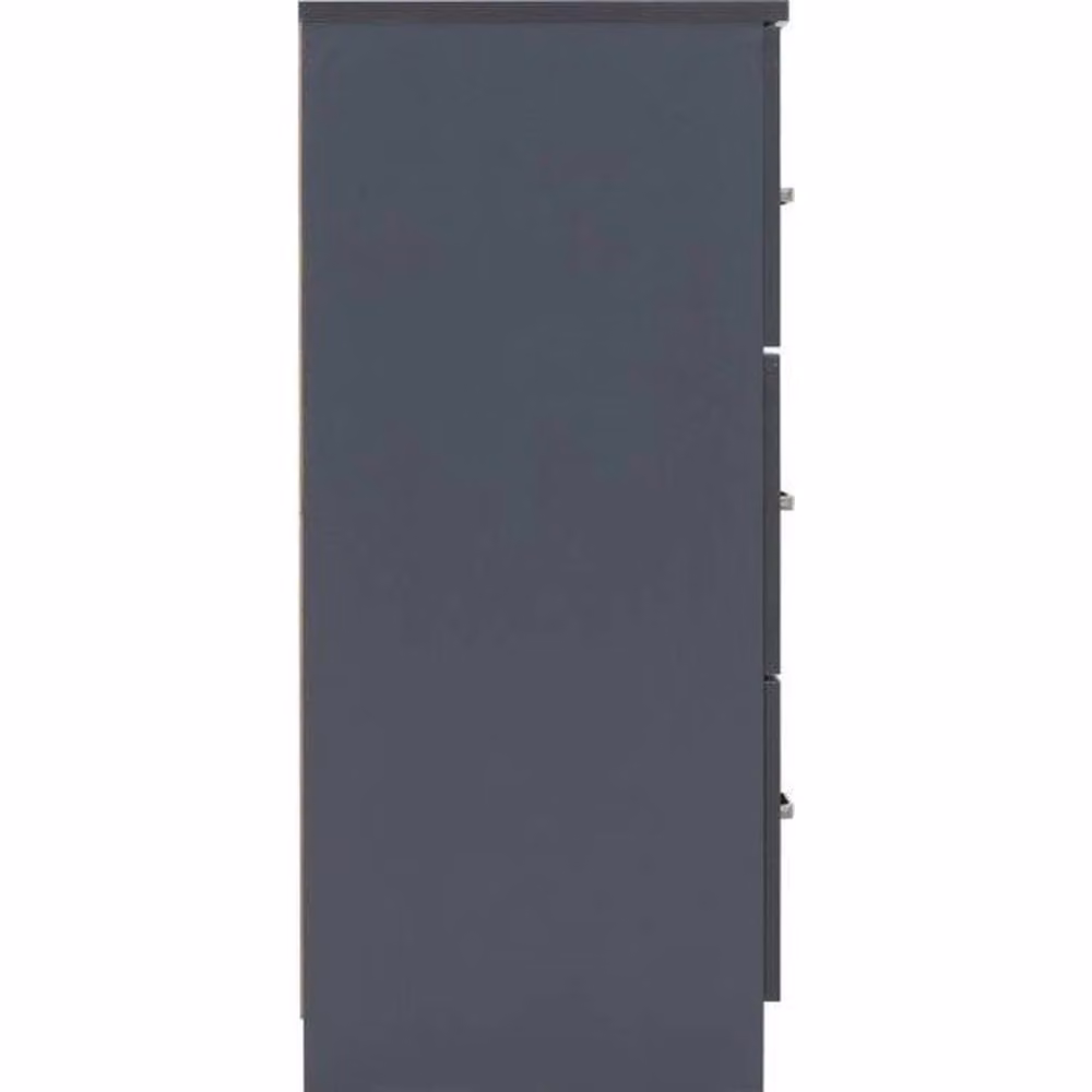 FORGEVIO Modern Dark Grey Metal 6 Drawer Chest for Bedroom Clothes Storage – 3