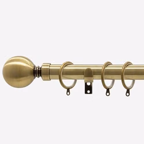 New Edge Blinds Gold and Bronze Curtain Pole