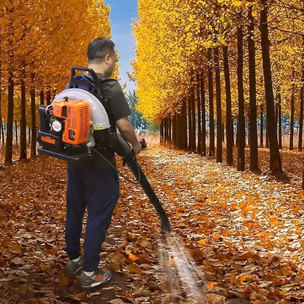 FLAVORA Professional Petrol Engine Backpack Leaf Blower in Orange – 2