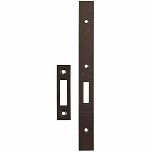 Loops Forend Strike and Fixing Pack for DIN Euro Deadlock in Matt Bronze – 1