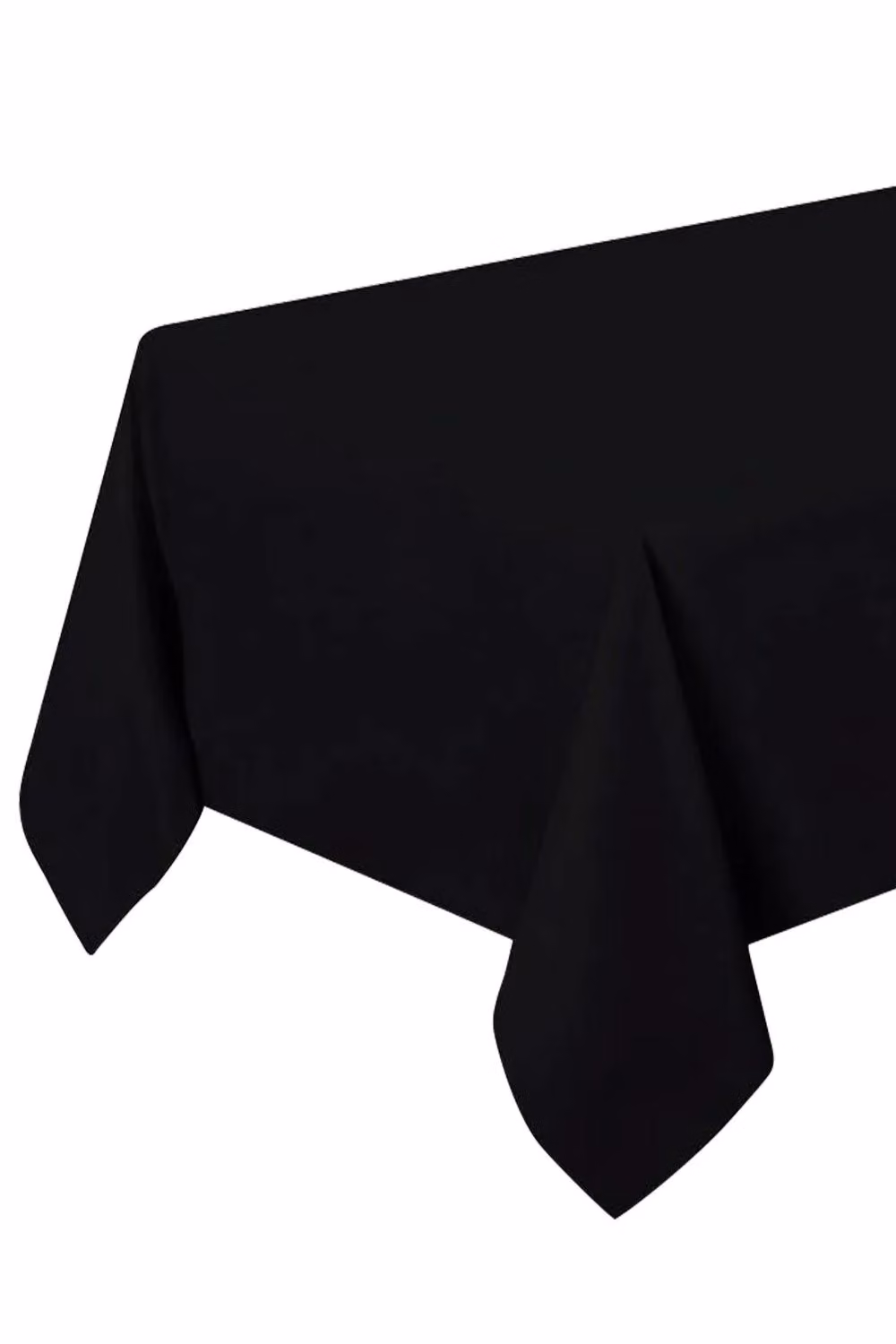 Neel Blue Premium Square Polyester Tablecloth in Black, 177.8 x 177.8 cm – 2