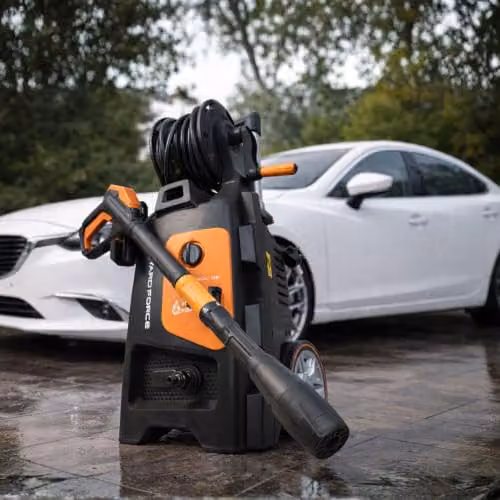 Yard Force Twin Power Dual Pump High Pressure Washer, 150 bar Maximum Pressure, 550 l/h Max Flow Rate, Multicolour – 3