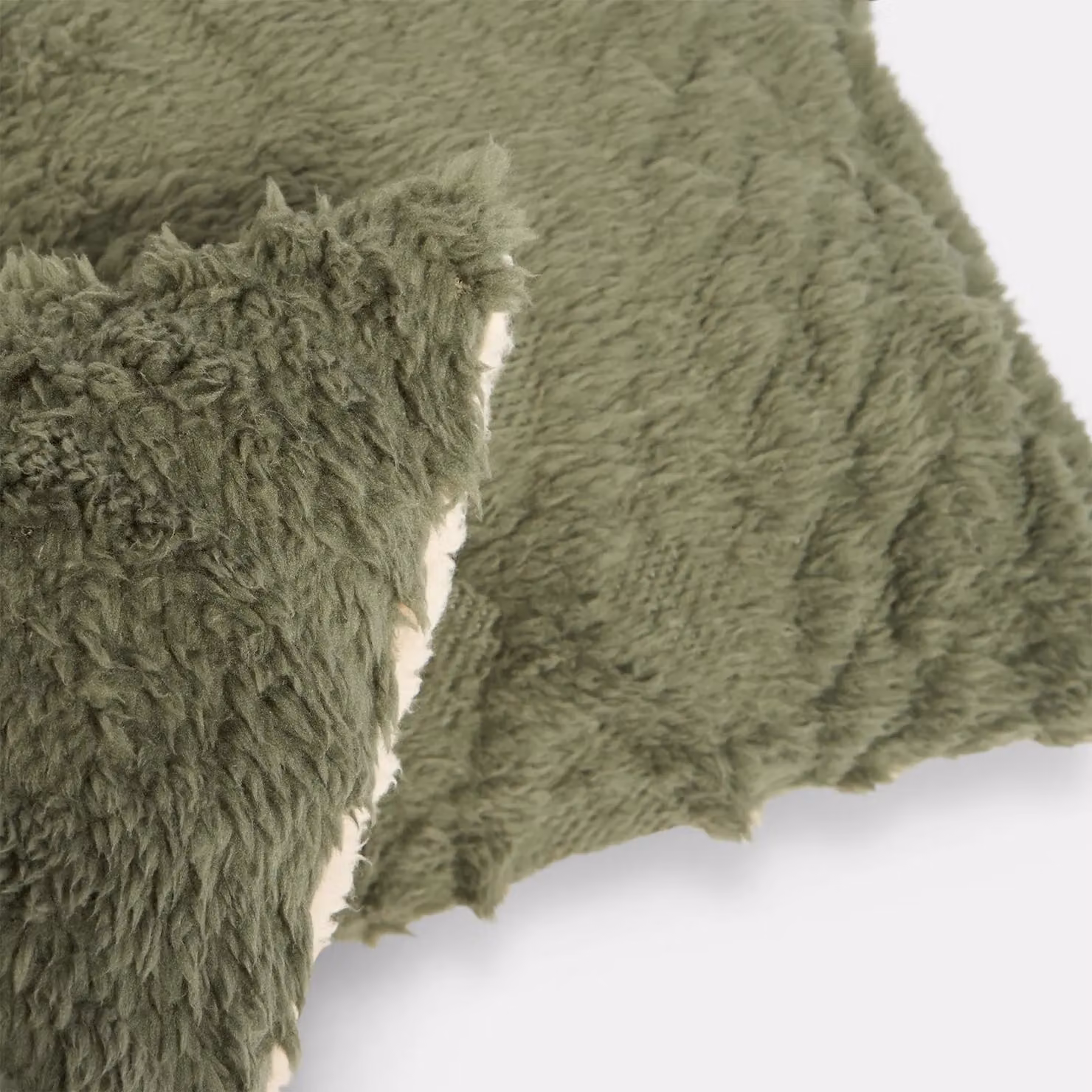 OHS 2 Pack Cable Knit Square Cushion Covers in Green, 45 x 45 cm – 4