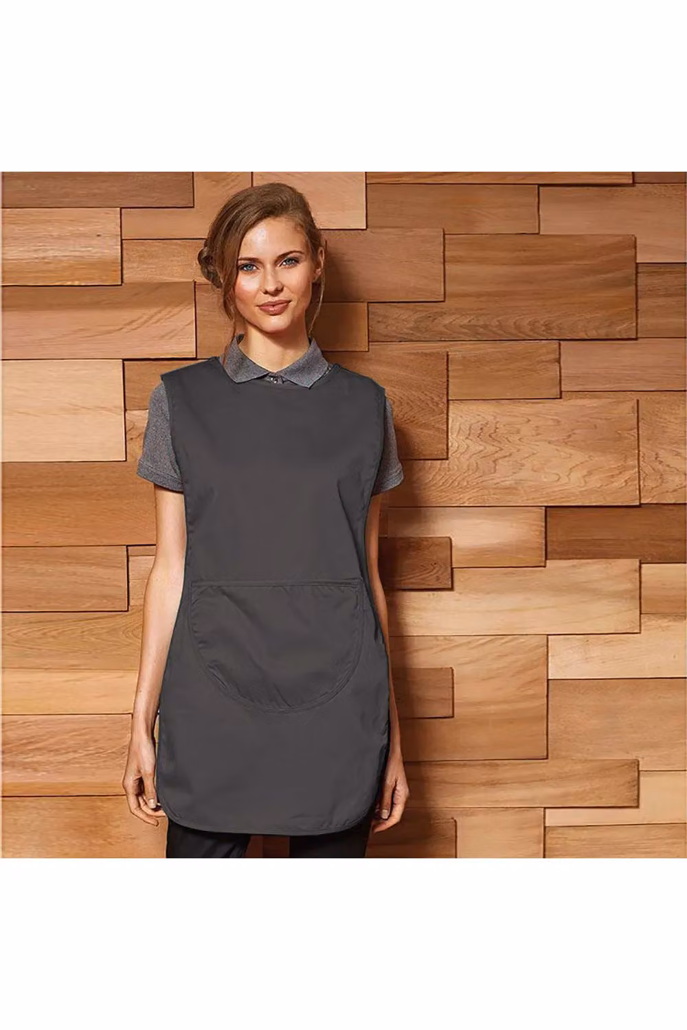 Premier Women's Pocket Tabard Workwear in Grey, Size: XL – 2