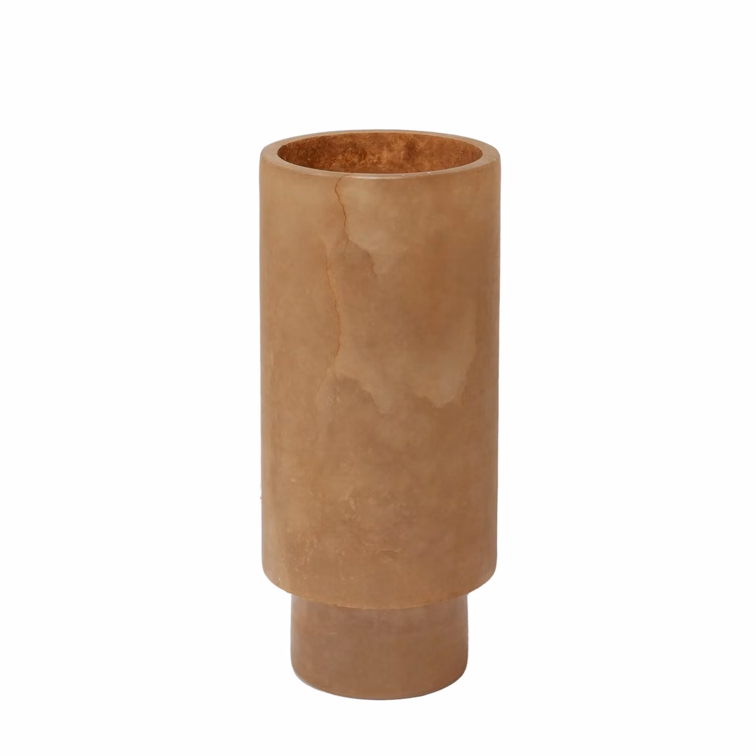 Dome Deco Lascar Tealight Holder, Petrol and Beige Stone Tabletop Decor