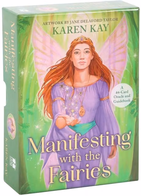 KDMK Fairy Wishes Oracle Card Deck, Multicolour and Yellow Paper Cards for Adults