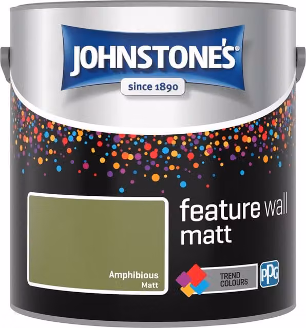 Johnstone's Feature Wall Matt Paint in Green
