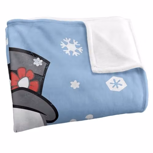Warner Brothers Frosty The Snowman I Love Snowdays Soft Fleece Throw Blanket, Multicolour, W: 152 cm, D: 127 cm – 2