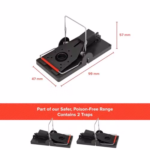 Rentokil RKLFM63 Advanced Mouse Trap, Pack of 2, Blue and Black – 5