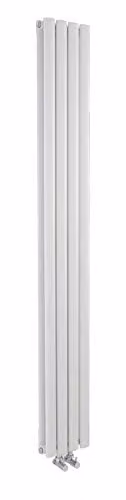 Hudson Reed HRE007 Revive Compact Double Panel Radiator, White, W: 180 cm, H: 23.6 cm – 1