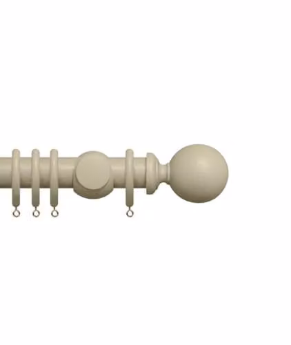 New Edge Blinds Grey Curtain Pole Set