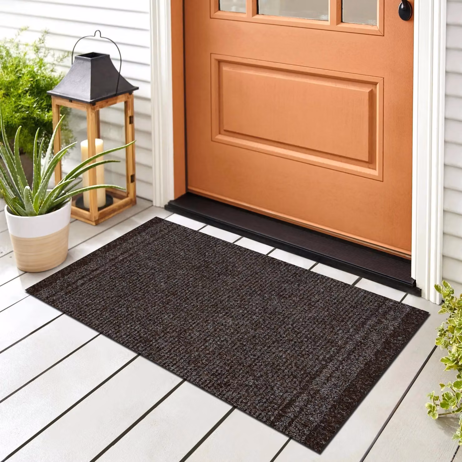 RugsX Anti-Slip Malaga Runner in Brown, W/D/H: 100 x 170 cm – 3