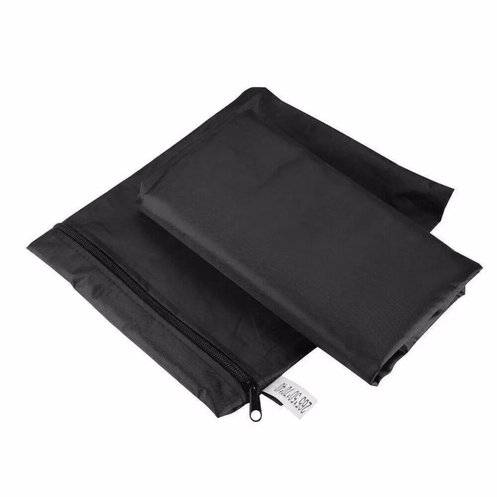 FLAVORA L Heavy Duty Cantilever Parasol Cover in Black Polyester, W: 280 cm, H: 45-80 cm – 5