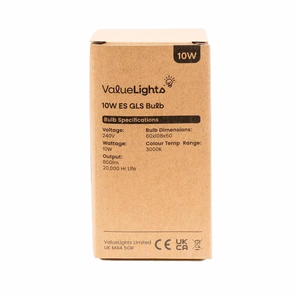 ValueLights Pack of 3 10W E27 Cool White LED Bulbs – 2