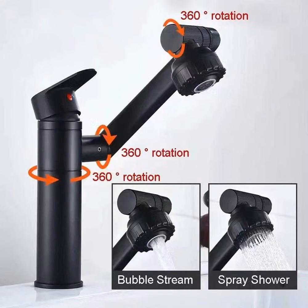 KORVIXA Matt Black Single Lever Kitchen Sink Mono Mixer Tap with Filtered Water Function – 3