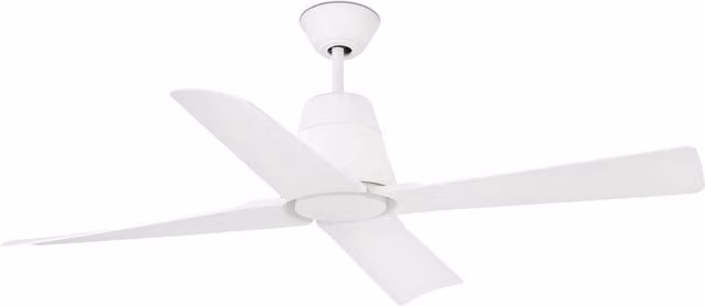 Faro Typhoon Ceiling Fan with Remote Control, White