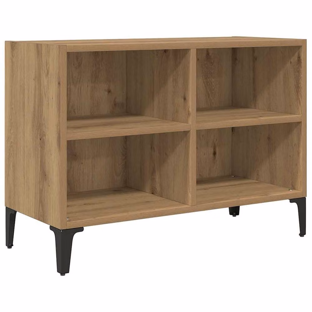 Berkfield Home Artisan Oak Medium TV Stand in Brown – 3
