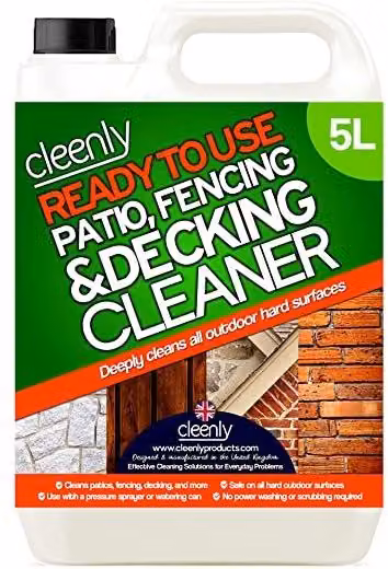 Cleenly Ready to Use Patio Cleaner for Removing Dirt and Grime, 5L