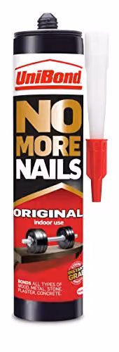 Unibond Nails Original Heavy-Duty Mounting Adhesive, White, 365g