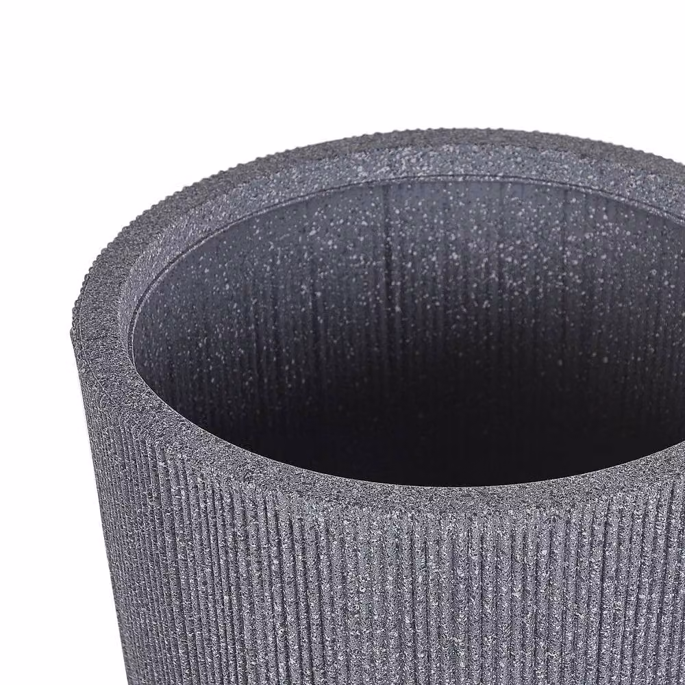 Wyld and Coco Grey Polyresin Tall Planter Tub – 2