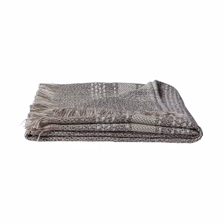 Dome Deco CELOSIA Geometric Grey Throw W/D/H: 160 x 140 x 1 cm