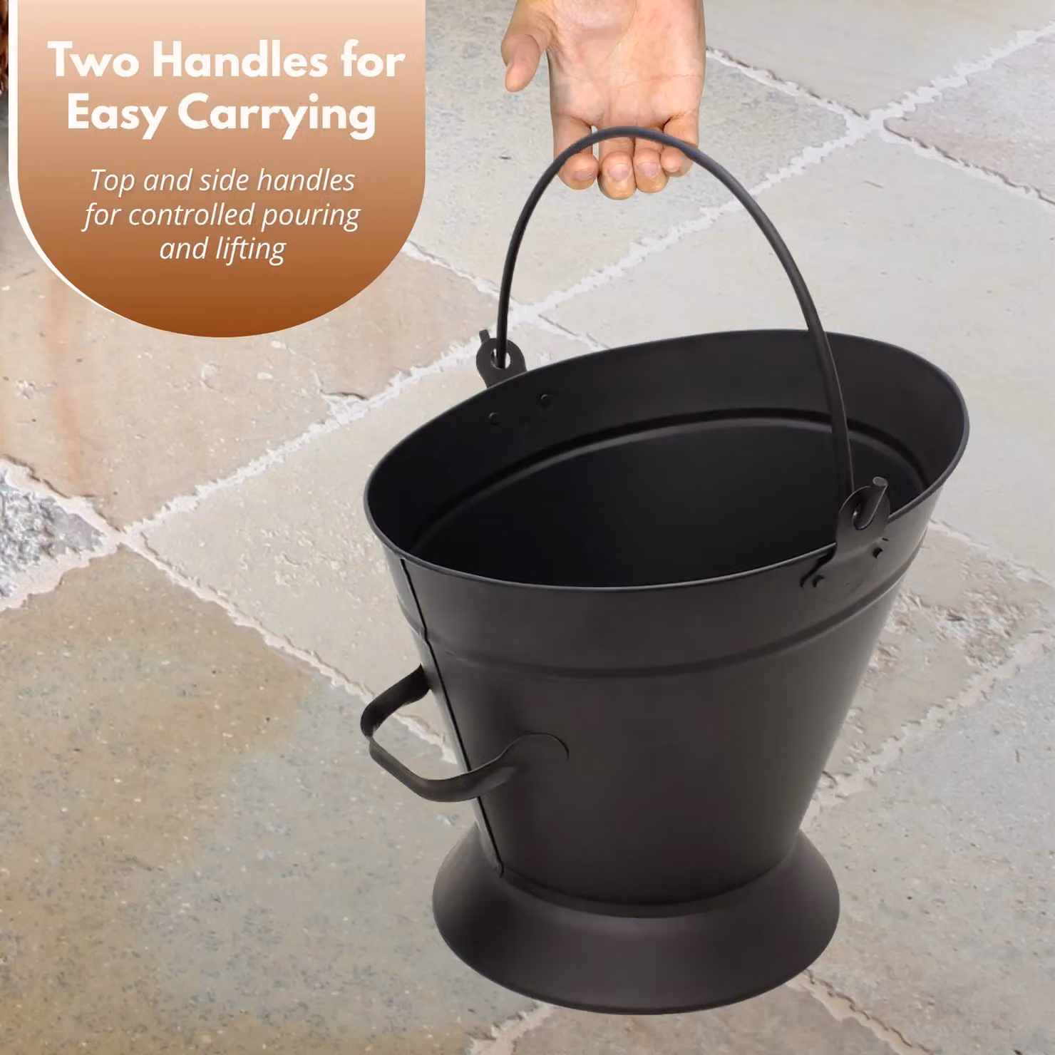 Marco Paul Black Coal Bucket Fireside Accessory – 6