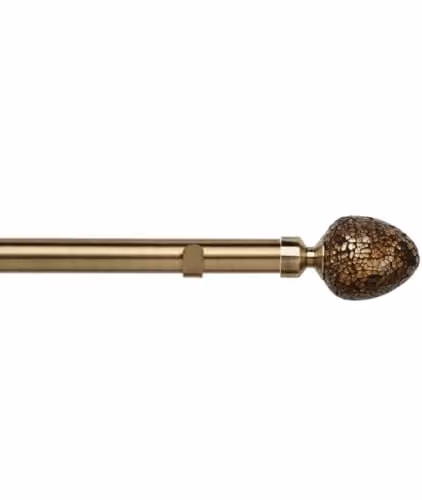 New Edge Blinds Gold and Bronze Eyelet Curtain Pole Set