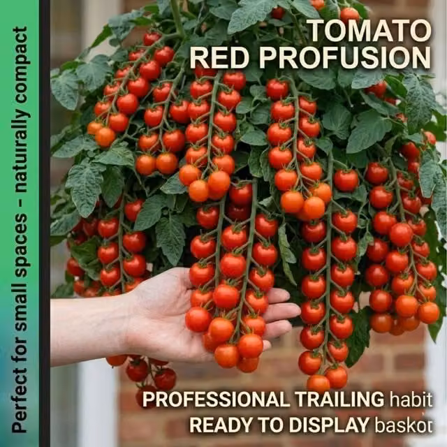 Plants By Post Tomato Red Profusion Hanging Basket