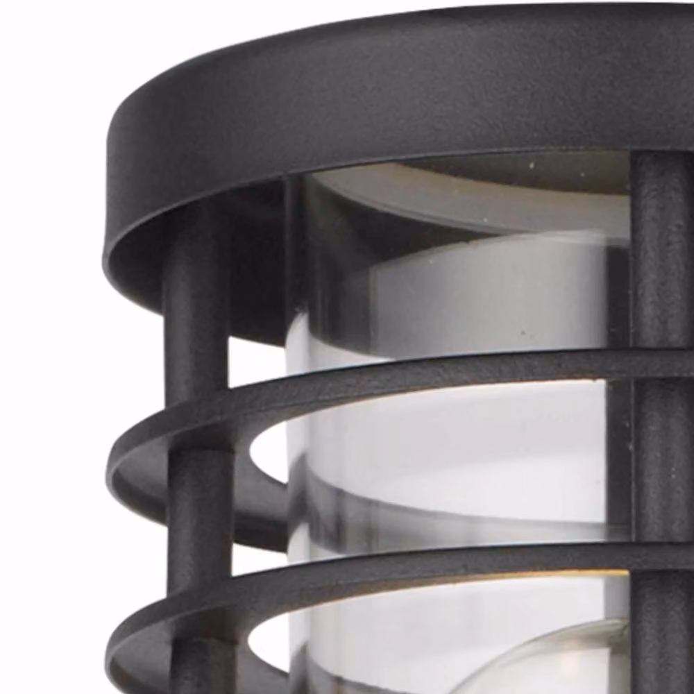First Choice Lighting Bloom Black IP44 Outdoor Motion Sensor LED Wall Lamp – 3