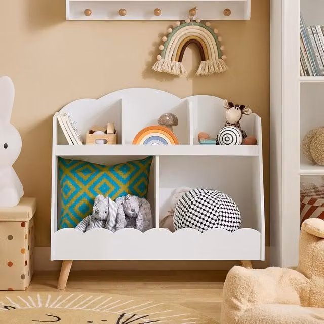 SoBuy Kids Bookcase Storage Shelf in White