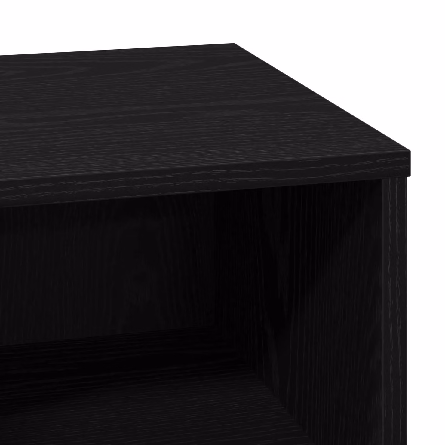 Berkfield Home Modern Black Oak Bedside Cabinet with Integrated LED Lighting W/D/H: 50 x 34 x 50 cm – 6