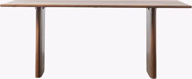 Perch & Parrow Beckingham Small Rectangular Acacia Wood Dining Table in Brown