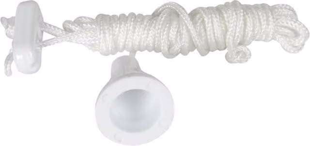 Dencon White Plastic Pull Cord Spare Switch