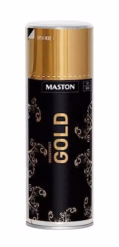 Maston Decoeffect Gold High Gloss Synthetic Resin Spray Paint, 400 ml