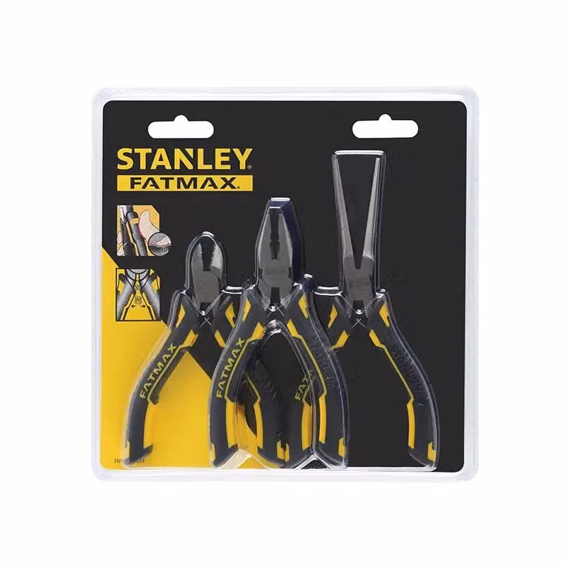 Stanley Fatmax 3 Piece Mini Pliers Set in Multicolour Steel – 2