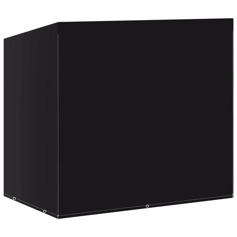 Berkfield Home Swing Bench Cover with 6 Eyelets in Black, W/D/H: 185 x 117 x 170 cm – 2