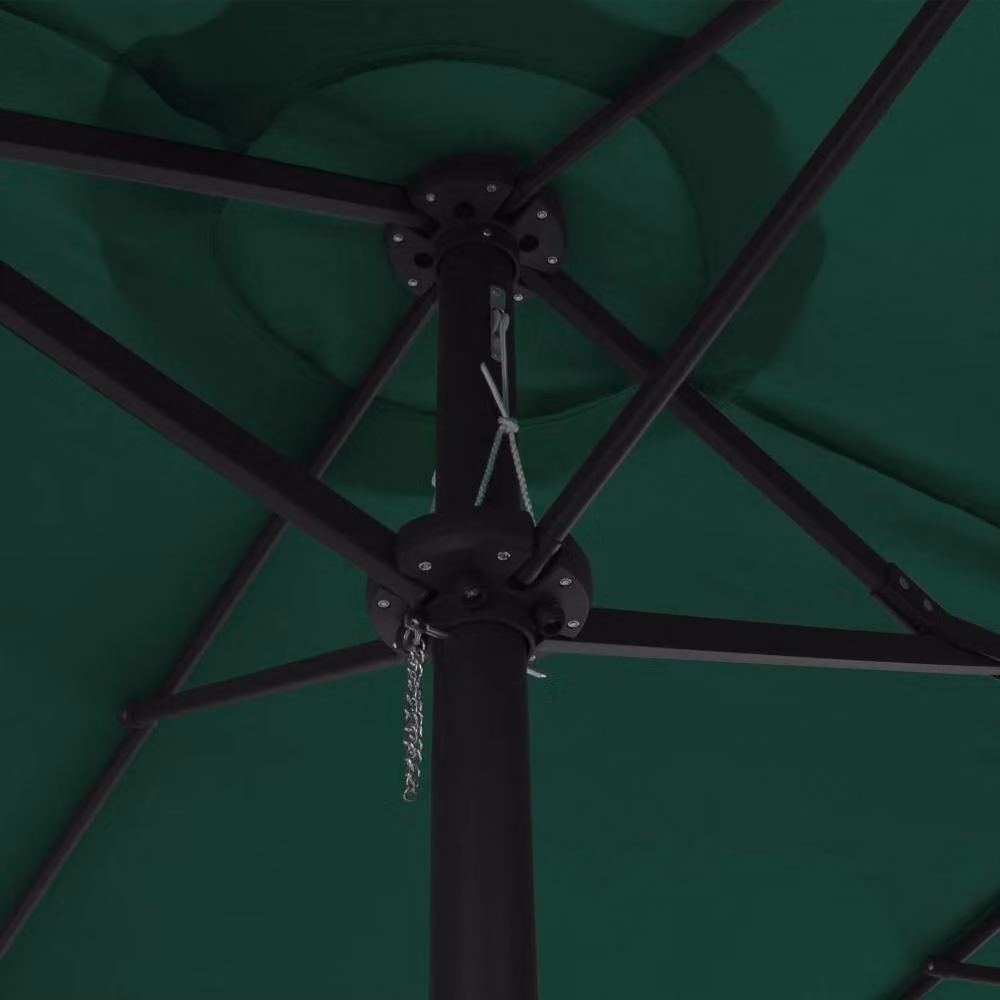 Berkfield Home Green Cantilever Outdoor Parasol with Aluminium Pole, W: 460 cm, D: 270 cm, H: 246 cm – 2