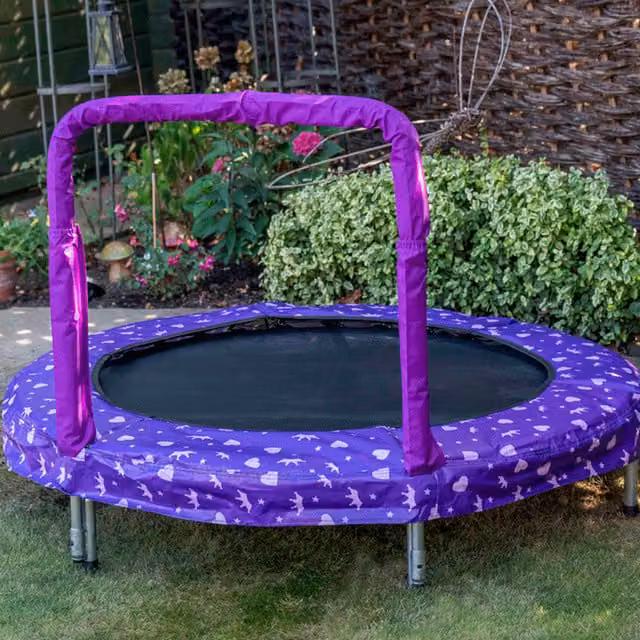 Bazoongi Mini Trampoline in Pink and Purple
