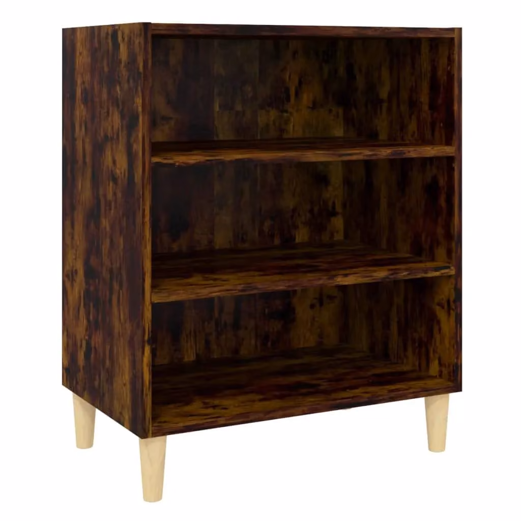 Berkfield Home Smoked Oak Sideboard in Brown, W/D/H: 57 x 35 x 70 cm – 2