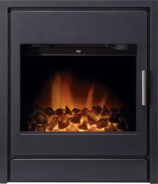 Acantha Adam Electric Inset Stove in Black