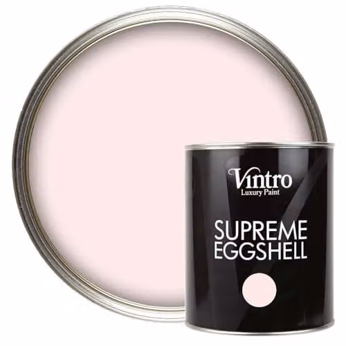 Vintro Paint Satin Furniture Paint in Light Pink, 1 Litre