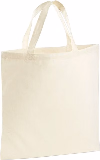Westford Mill Short Handle Bag For Life, Pack of 2, Beige/Sand, W: 42.0 cm, D: 38.0 cm
